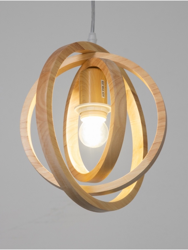 Светильник BayerLux ЭКО "Лика" 1х40Вт Е27 коричневый 25х25х100см