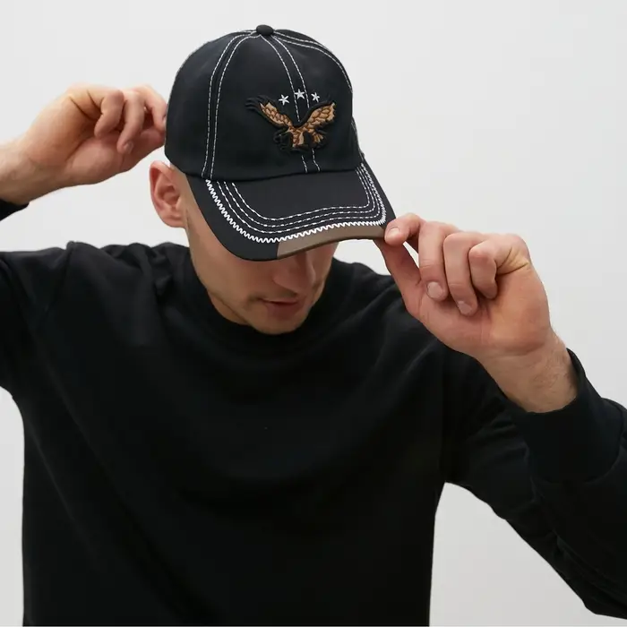 Кепка мужская MINAKU, размер 56-58, чёрная