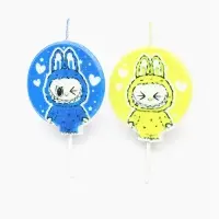 Набор свечей на шпажке "Монстрик №2" 4 шт