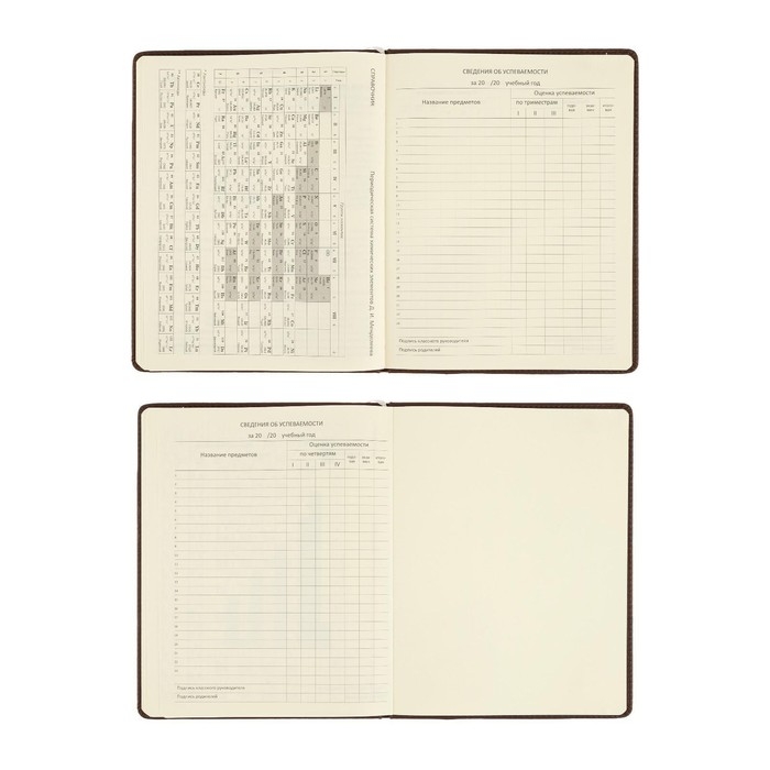 Дневник универсальный для 1-11 класса Dark brown, твёрдая обложка, искусственная кожа, с поролоном, ляссе, 80 г/м2