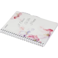 Бизнес-тетрадь А4,140л,кл,спир.пласт Attache Selection Flower Dreams 876751