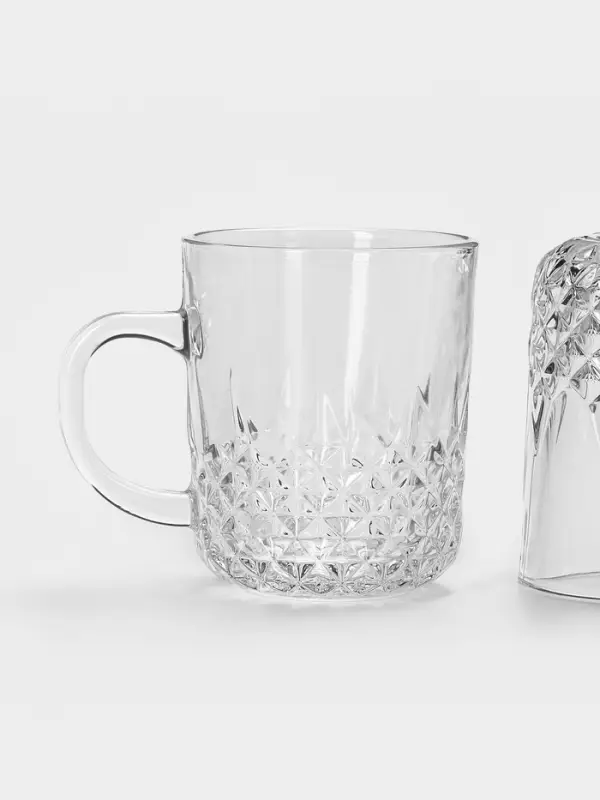 Набор кружек Lord-Long, 170 мл, 6 шт., стекло, прозрачный