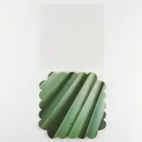 Коробка для печенья, кондитерская упаковка с пластиковой крышкой, «Эко», 18 х 18 х 3 см