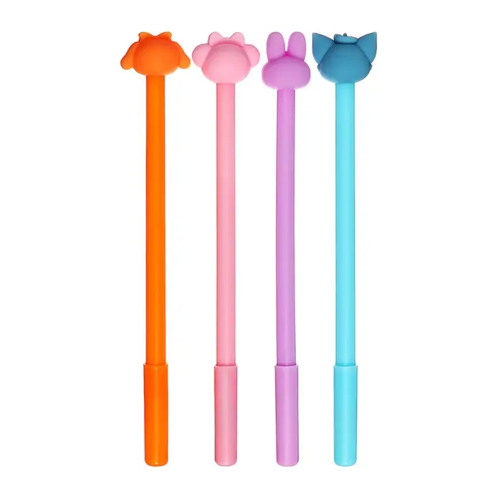 Ручка - прикол гелевая «Зверюшки» МИКС Ручка - прикол гелевая «Зверюшки» МИКС