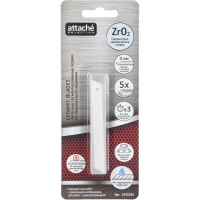 Лезвие для ножей запасное Attache Selection 9мм сегм.керамическ., 5шт/уп