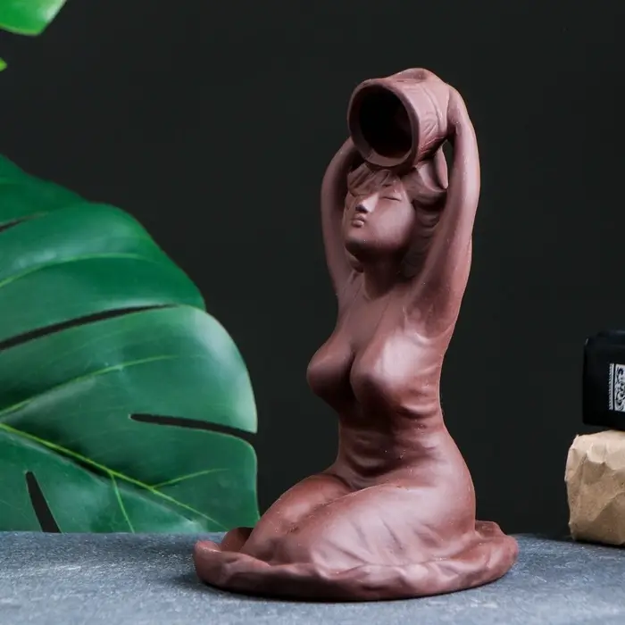 Подставка для благовоний TAKE IT EASY &laquo;Омовение Джии&raquo;, стелющийся дым, 18&times;13 см