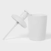 Набор для ванной комнаты Aqua, 4 предмета, пластик, белый