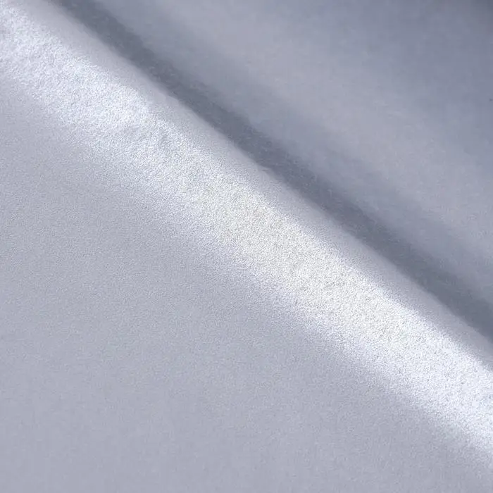 Бумага упаковочная тишью, перламутровая, серебряная, 50×66 см