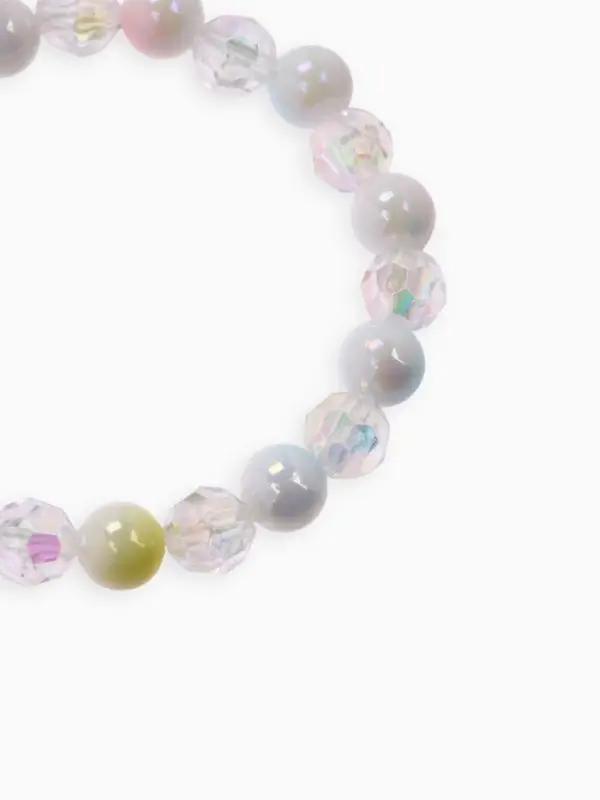 Браслет детский &laquo;Выбражулька. Гранёные кристаллы&raquo;, d=5 см, фиолетовый