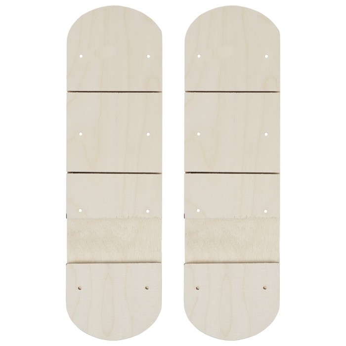 Накладка для охотничьих лыж, деревянная