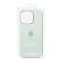 Чехол для iPhone 16 Pro Silicone Case 100% ORG Aquamarine (MagSafe + анимация NFC) c LOGO