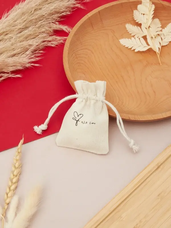 Мешочек подарочный «Нежность лён», 7×9 см, бежевый Мешочек подарочный «Нежность лён», 7×9 см, бежевый