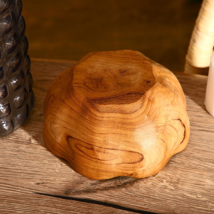 Салатник 17х17х8 см, тиковое дерево Салатник 17х17х8 см, тиковое дерево