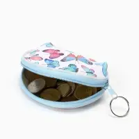 Кошелёк-монетница на молнии, 12&times;3.5&times;8.5 см, МИКС