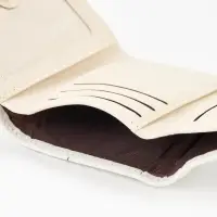 Кошелёк женский на кнопке, 10.5&times;2.5&times;8.5 см, с цветочным принтом, белый