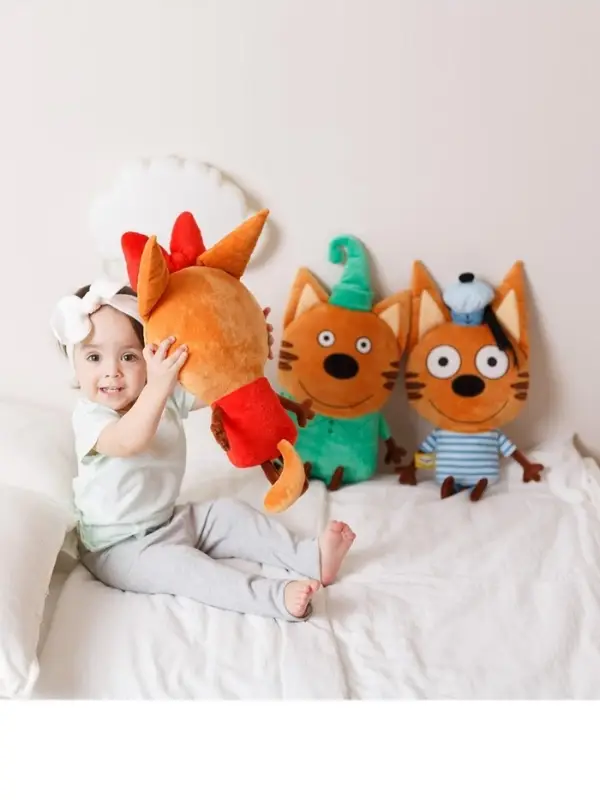 Мягкая игрушка - подушка &laquo;Карамелька&raquo;, 44 см, Три кота