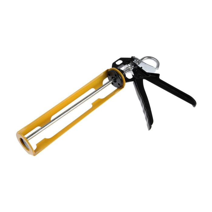 Пистолет для герметика ТУНДРА, полуоткрытый, круглый шток, 225 мм Пистолет для герметика ТУНДРА, полуоткрытый, круглый шток, 225 мм