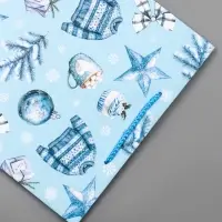 Пакет подарочный новогодний ламинированный, &laquo;Новогодние игрушки &raquo;, 26&times;12&times;32 см