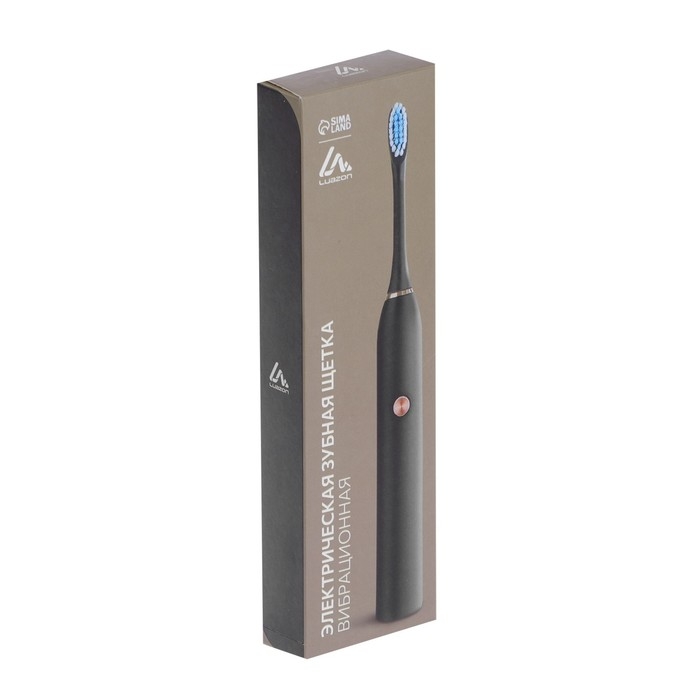 Электрическая зубная щётка Luazon LP-004, вибрационная, от 1хAA (не в компл.), черная Электрическая зубная щётка Luazon LP-004, вибрационная, от 1хAA (не в компл.), черная