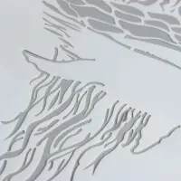 Трафарет пластик "Кит и дерево" 29,7х21 см