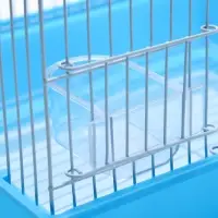Клетка для птиц Bd-1/1d, 30&times;23&times;39 с, укомплектованная, фасовка 12 шт., голубая
