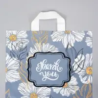 Пакет с петлевой ручкой "Лепестки" 35 х 30 х 8, см, 60 мкм