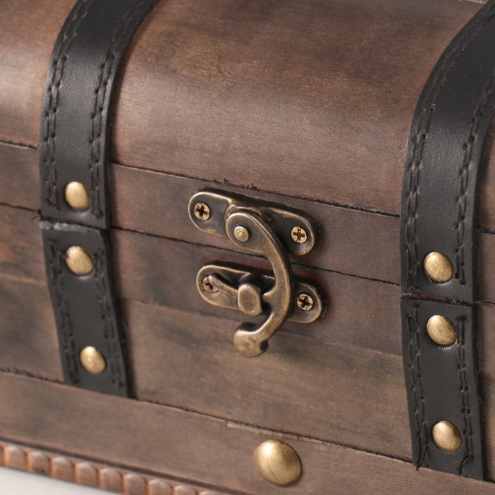 Шкатулка для украшений «Сундук. Джино», дерево, 26×15×14 см Шкатулка для украшений «Сундук. Джино», дерево, 26×15×14 см