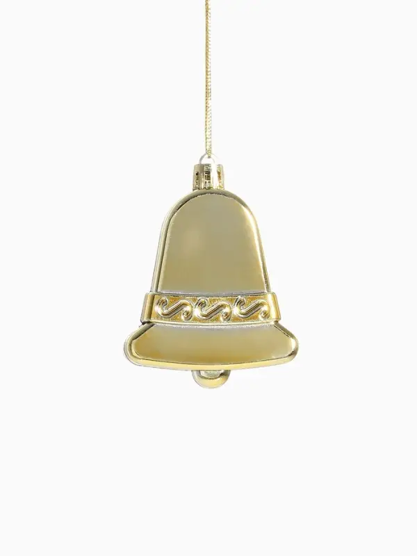 Ёлочные игрушки 18 шт. &laquo;Зимнее волшебство. Уют&raquo; пластик, золото/красный