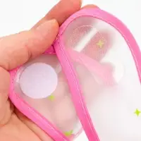 Нагрудник Крошка Я с карманом для девочки, непромокаемый, на липучке