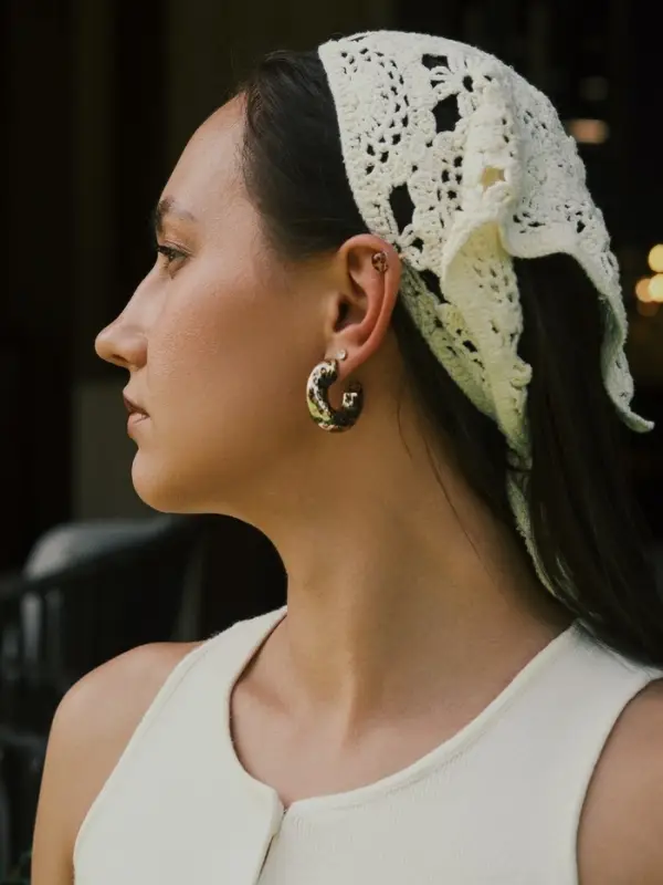 Серьги QF &laquo;Леопард&raquo;, набор 3 пары, кольца, цветной в золоте