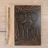 Фотоальбом "Слон" 10 листов, 23х27х2 см, цв. коричневый