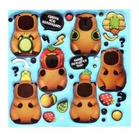 Игрушка - сюрприз Funny box WOOW TOYS &laquo;Капибарочки&raquo;: детский брелок, наклейки