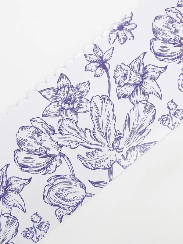 Форма ободок для кулича на Пасху &laquo;Цветы&raquo;, 41.6&times;10 см