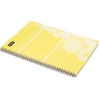 Бизнес-тетрадь ,80,А4,Амели,300х210мм,Желтый,80г/квм,тонир