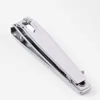 Кусачки книпсер маникюрные, с пилкой, 5.5 см, на блистере, с цепочкой