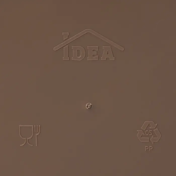 Ланч - бокс в школу IDEA &laquo;Совы&raquo;, 2 отделения, 800 мл, 12.5&times;13&times;8.5 см, пластик, коричневый