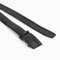 Ремень мужской, ширина 3.5 см, пряжка автомат, чёрный, МИКС