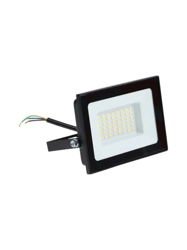 Прожектор светодиодный VKL electric, 50 Вт, 6000 Лм, 6500К, IP65, 220V черный, свеч.хол.бел. 1098146