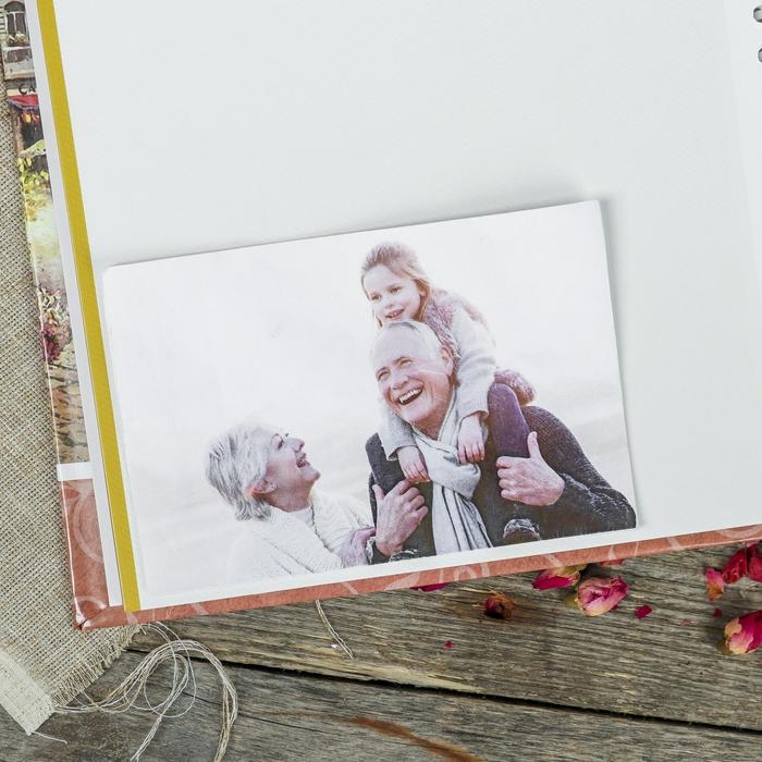 Фотоальбом магнитный 30 листов Фотоальбом магнитный 30 листов "Старый город" 23x28см МИКС