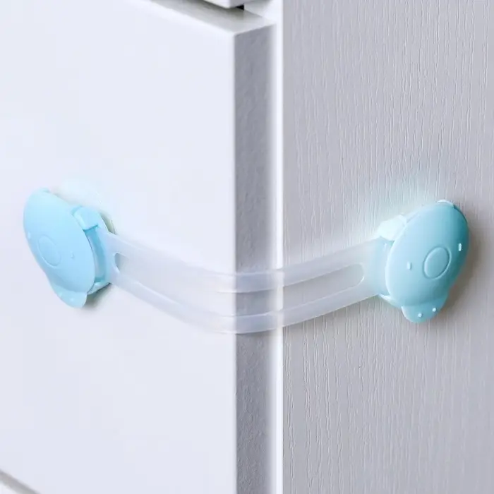 Блокираторы для дверей и ящиков, универсальные, гибкие, 17 см, 2 шт., МИКС, Крошка Я