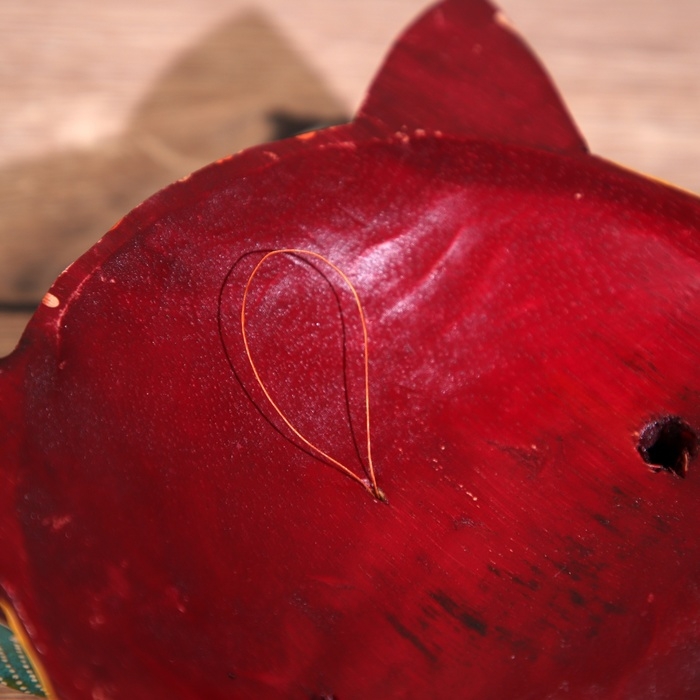 Маска Маска "Сова" дерево 21х17х8 см