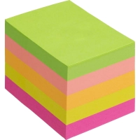 Стикеры  с клеев.краем 38x51 мм, 400 лист, 5 неоновых цв