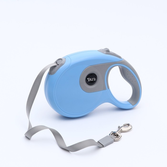 Рулетка DIIL, 8 м, до 50 кг, лента, прорезиненная ручка, голубая с серым Рулетка DIIL, 8 м, до 50 кг, лента, прорезиненная ручка, голубая с серым