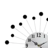 Часы настенные интерьерные &laquo;Лучики&raquo;, серия: Ажур, бесшумные, плавный ход, d=34 см, циферблат 12 см