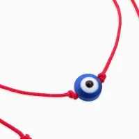 Браслет-оберег &laquo;Красная нить&raquo;, глазик, синий, d=5.5 см