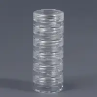 Набор баночек для мелочей, накручивающиеся, 5 мл, 6 шт., прозрачный