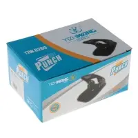 Дырокол на 30 листов, большой, металлический, с металлической линейкой, МИКС