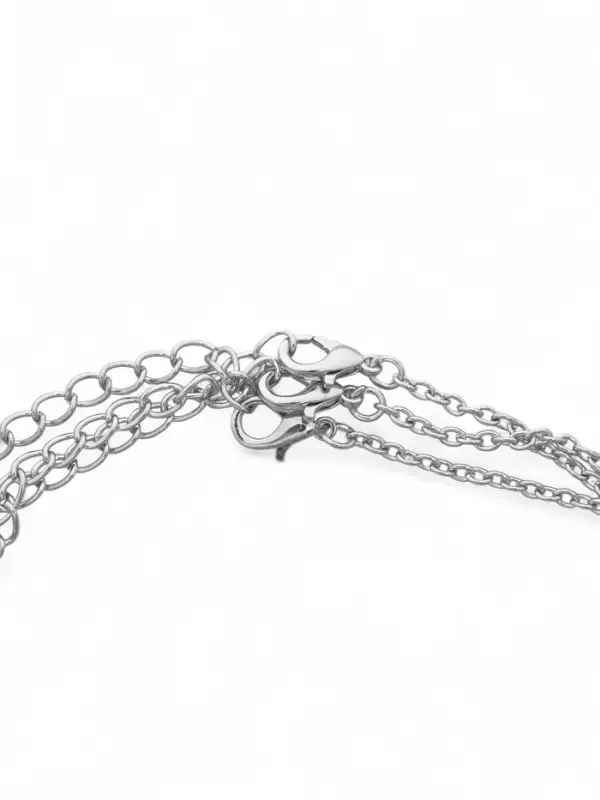 Кулоны на цепочке &laquo;Неразлучники&raquo;, с надписью best friends, 3 шт. цвет серебро, 40 см