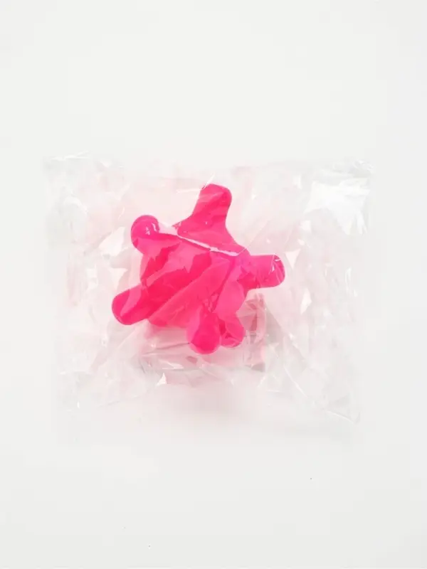 Игрушка для собак с пищалкой &laquo;Мячик, шипы&raquo;, 5 см, фуксия