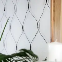 Гирлянда &laquo;Сеть&raquo; 2&times;2 м, IP20, тёмная нить, 224 LED, 8 режимов, 220 В, свечение мульти